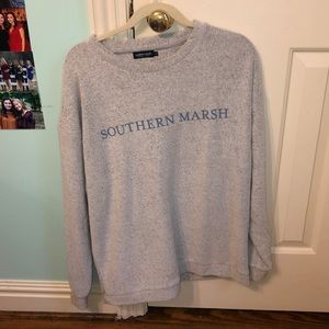Southern marsh cream pullover